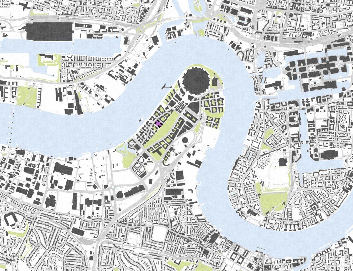 Alison Brooks彩票365官方网站事务所_Greenwich半岛/基地平面图